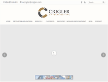 Tablet Screenshot of crigler.com